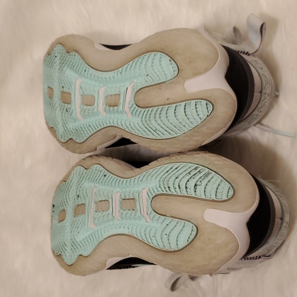 Adidas DAME 8 Damian Lillard 4th Quarter KO  Gray/Mint  Women Size 6.5 - Picture 6 of 9